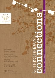 scleroderma connections patient news issue 4 - Australian ...