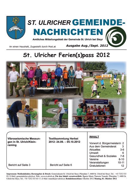Folge 5/2012 (10,13 MB) - .PDF - St. Ulrich bei Steyr