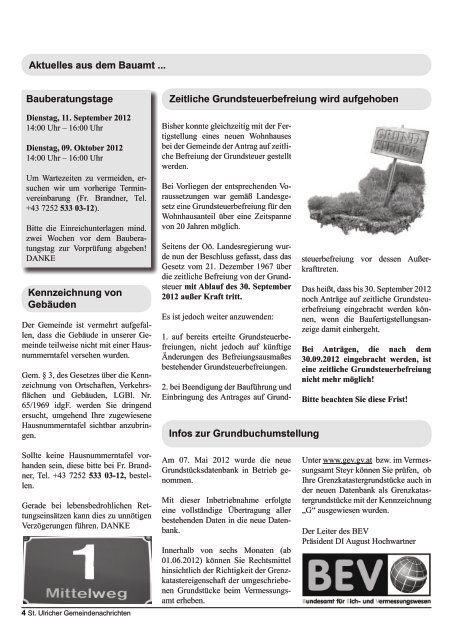 Folge 5/2012 (10,13 MB) - .PDF - St. Ulrich bei Steyr