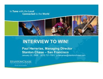 Download Interview to Win - Stanton Chase International