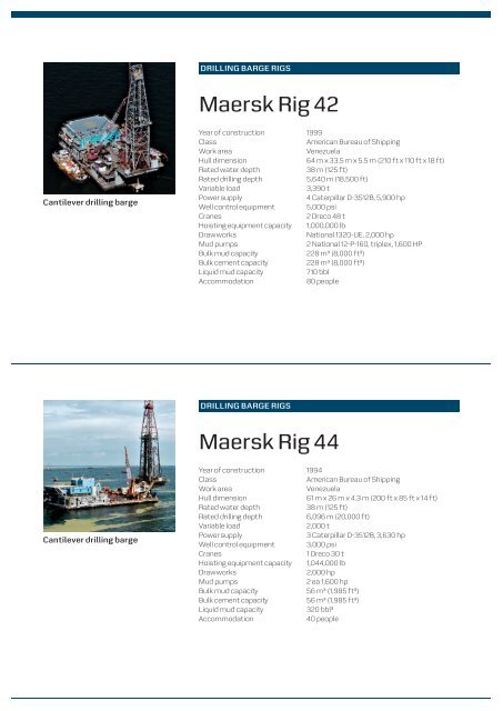 Rig Fleet (PDF) - Maersk Drilling