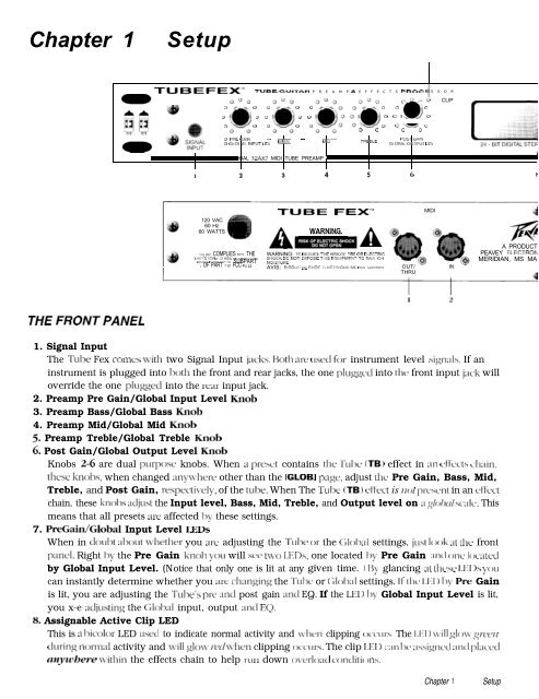 Contents - Peavey.com