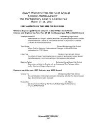 2007 Fair Awards - Science Montgomery