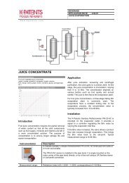 JUICE CONCENTRATE - K-Patents