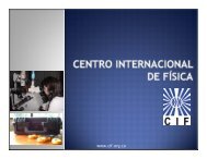 Centro Internacional de Fisica, Colombia - Comsats