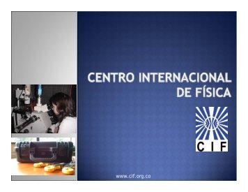 Centro Internacional de Fisica, Colombia - Comsats