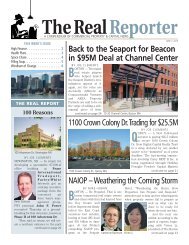 Residential Deals - The Real Reporter