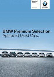 BMW Premium Selection. Approved Used Cars.