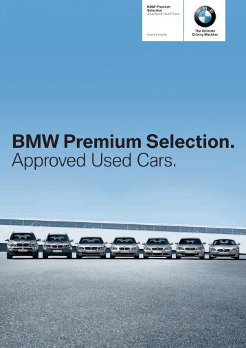 BMW Premium Selection. Approved Used Cars.