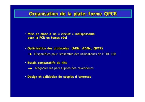 Service de PCR Quantitative par Bariza Blanquier