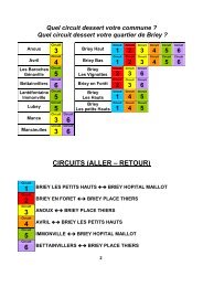 TÃ©lÃ©chargez les horaires et les circuits - Briey