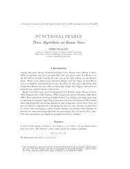 FUNCTIONAL PEARLS Three Algorithms on Braun  Trees - West Point