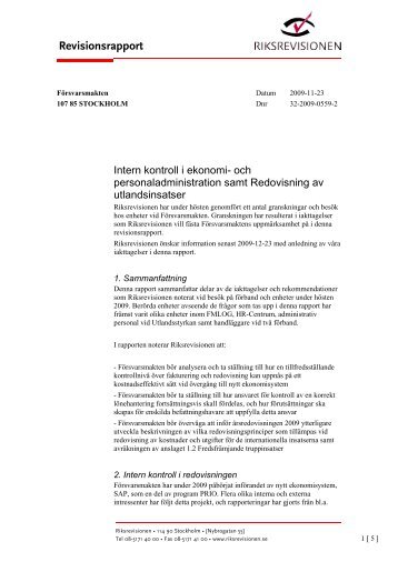 Ladda ned rapport (PDF) - Riksrevisionen