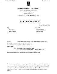 FAX COVER SHEET - Classaction.ca