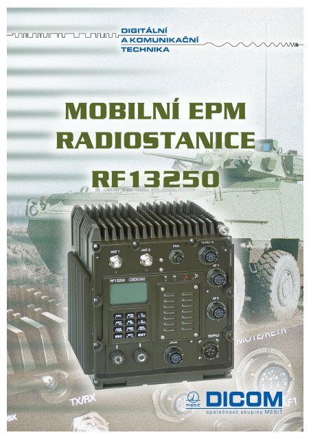 MobilnÃƒÂ EPM radiostanice RF13250 (cz) - DICOM, spol. s ro