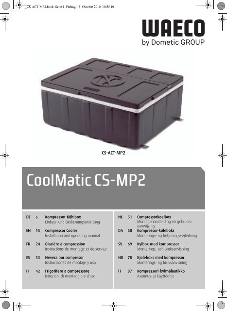 CoolMatic CS-MP2 - Waeco