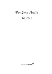 Das Zend-Avesta Band i - WeiÃƒÂŸensee-Verlag GbR