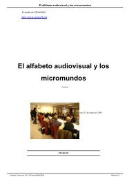 El alfabeto audiovisual y los micromundos - zemos98