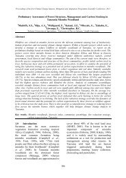 Preliminary Assessment of Forest Structure.pdf - Sokoine University ...