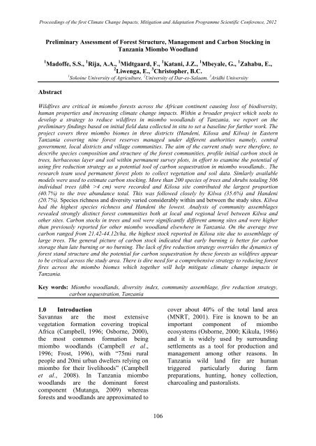 Preliminary Assessment of Forest Structure.pdf - Sokoine University ...
