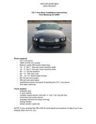 installation instructions 5.pdf - Ford Mustang