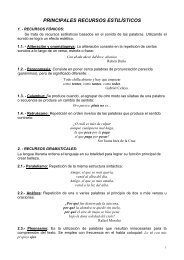 PRINCIPALES RECURSOS ESTILÃSTICOS