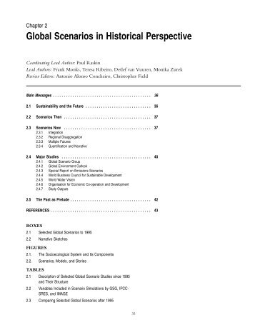 02. Global Scenarios in Historical Perspective - UNEP