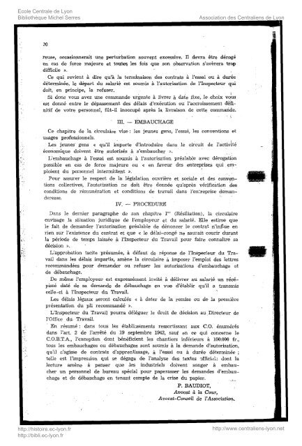 Revue Technica, annÃ©e 1943, numÃ©ro 38 - Histoire de l'Ãcole ...