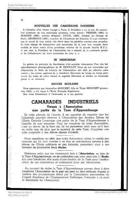 Revue Technica, annÃ©e 1943, numÃ©ro 38 - Histoire de l'Ãcole ...