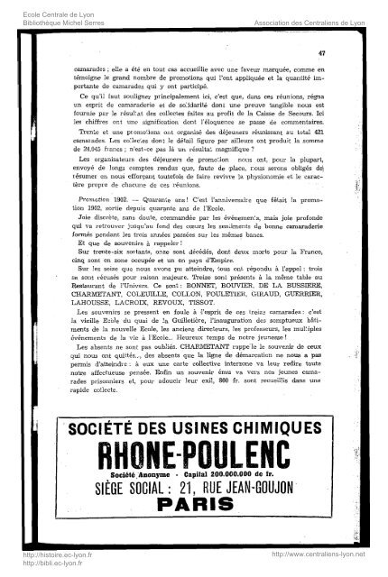 Revue Technica, annÃ©e 1943, numÃ©ro 38 - Histoire de l'Ãcole ...