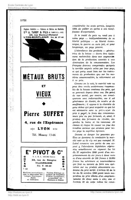 Revue Technica, annÃ©e 1943, numÃ©ro 38 - Histoire de l'Ãcole ...