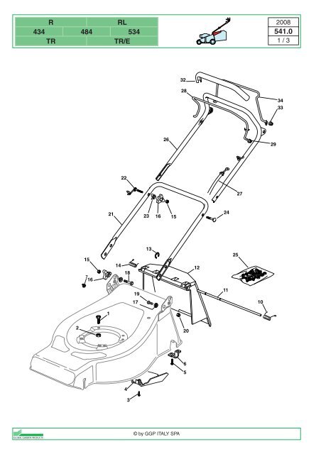 R RL 434 484 534 TR TR/E