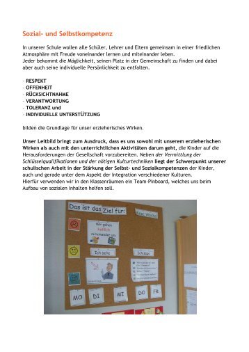 Sozial- und Selbstkompetenz - Grundschule Stockstadt