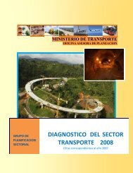 grupo de planificacion sectorial diagnostico del sector transporte 2008