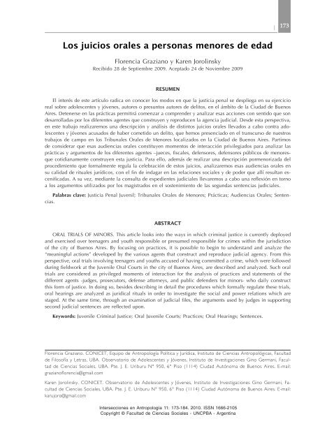 Los juicios orales a personas menores de edad - SciELO