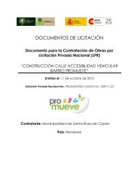 documentos de licitaciÃ³n - Municipalidad de Santa Rosa de CopÃ¡n