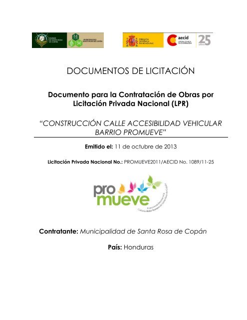 documentos de licitaciÃ³n - Municipalidad de Santa Rosa de CopÃ¡n