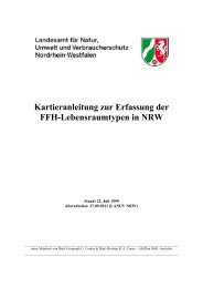 Kartieranleitung zur Erfassung der FFH-Lebensraumtypen in NRW