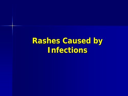 Approach to Rash in a Patient with HIV