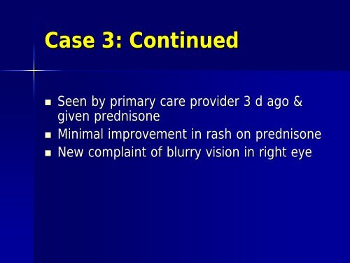 Approach to Rash in a Patient with HIV