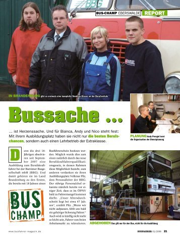 Bussache ... - Beweg was - Werd Busfahrer