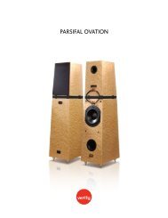 PARSIFAL OVATION - Verity Audio