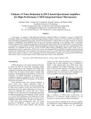 Ultimate 1/f Noise Reduction in JFET-based Operational Amplifiers ...