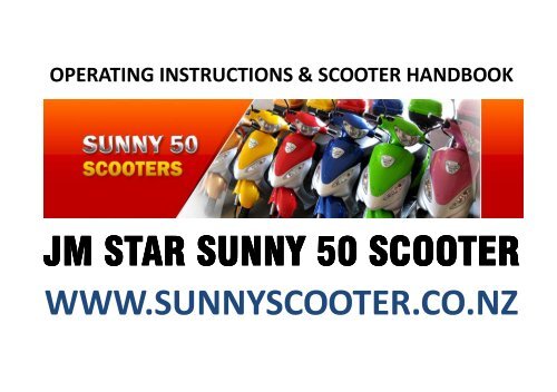 Sunny Scooter Handbook - Wep.co.nz