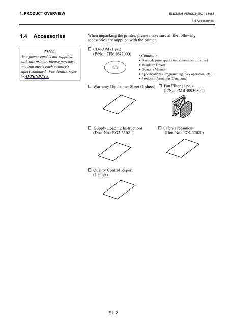 User Manual - TOSHIBA TEC store