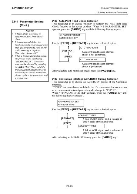 User Manual - TOSHIBA TEC store