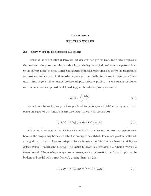 Background Subtraction Using Ensembles of Classifiers with an ...