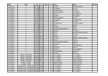 Kampprogram 2011 - til hjemmeside - Vildbjerg Cup