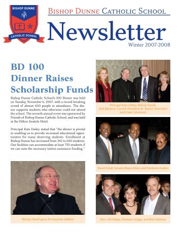 BD 100 Dinner Raises Scholarship Funds