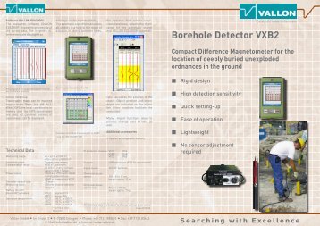 Borehole Detector VXB2 - Vallon